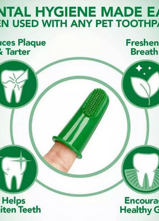 Vet's Best Dental żel + szczoteczka zestaw Puppy