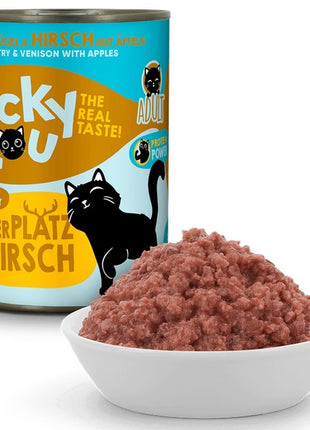 Lucky Lou Lifestage Adult Drób i jeleń puszka 400g