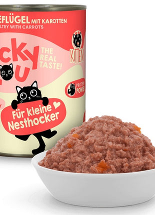 Lucky Lou Lifestage Kitten Drób puszka 400g