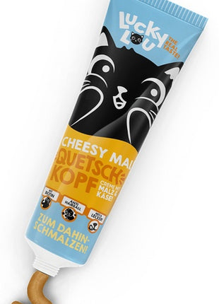 Lucky Lou Quetschkopfe Ser+Słód pasta odkłaczająca 100g