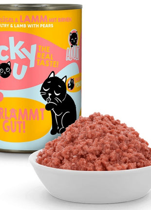 Lucky Lou Lifestage Adult Drób i jagnięcina puszka 400g