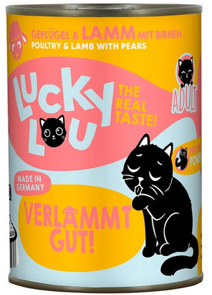 Lucky Lou Lifestage Adult Drób i jagnięcina puszka 400g