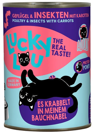 Lucky Lou Lifestage Adult Drób i owady puszka 400g