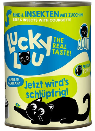 Lucky Lou Lifestage Adult Wołowina i owady puszka 400g