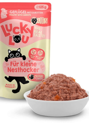 Lucky Lou Lifestage Kitten Drób saszetka 125g