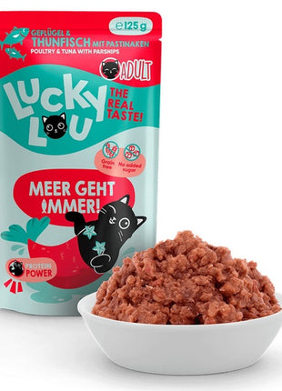 Lucky Lou Lifestage Adult Drób i tuńczyk saszetka 125g