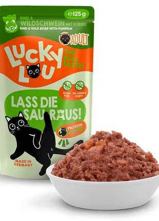 Lucky Lou Lifestage Adult Wołowina i dzik saszetka 125g