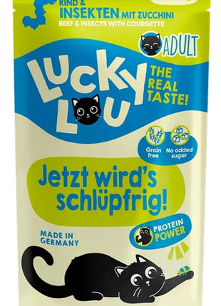 Lucky Lou Lifestage Adult Wołowina i owady saszetka 125g
