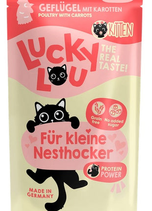 Lucky Lou Lifestage Kitten Drób saszetka 125g