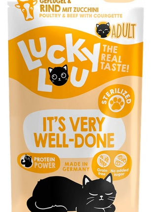 Lucky Lou Lifestage Sterilized Drób i wołowina saszetka 125g