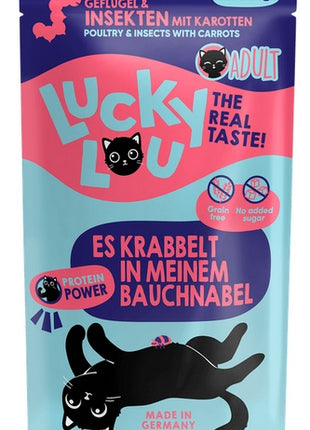 Lucky Lou Lifestage Adult Drób i owady saszetka 125g