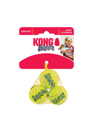 KONG Air Squeaker Tennis Ball 3pk