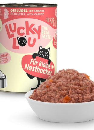 Lucky Lou Lifestage Kitten Drób puszka 400g