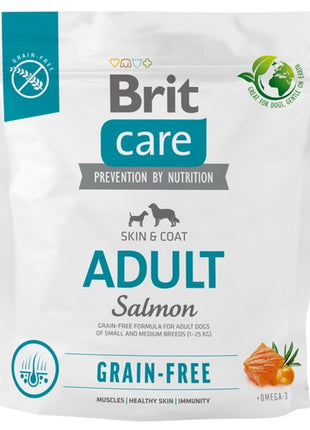 Brit Care Grain Free Adult Small & Medium Salmon 1kg