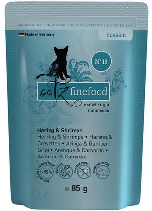 Catz Finefood Classic N.13 Śledź i Krewetki saszetka 85g