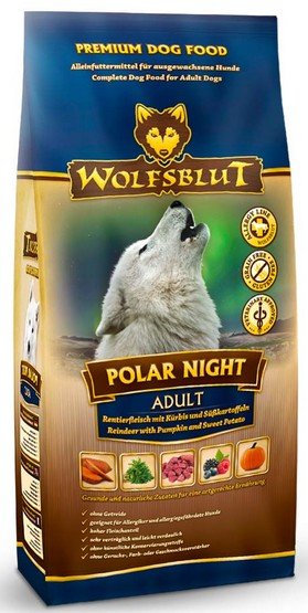 Wolfsblut Dog Polar Night - renifer i bataty 12,5kg