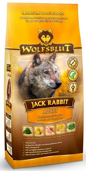 Wolfsblut Dog Jack Rabbit - królik, zając i bataty 12,5kg