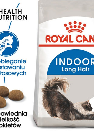 Royal Canin Indoor Long Hair karma sucha dla kotów dorosłych, długowłose, przebywających wyłącznie w domu 2kg