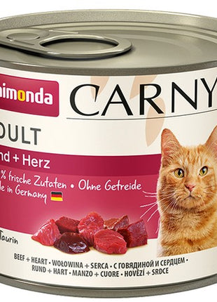 Animonda Carny Adult Wołowina + Serca puszka 200g