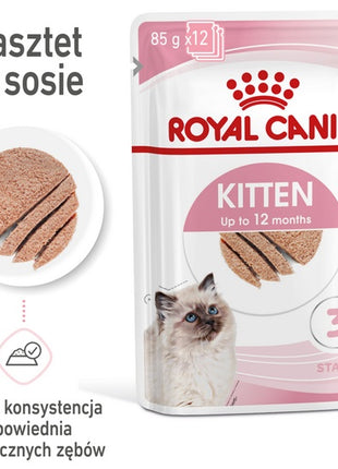 Royal Canin Feline Kitten Multipack karma mokra dla kociąt do 12 miesiąca życia saszetki 4x85g