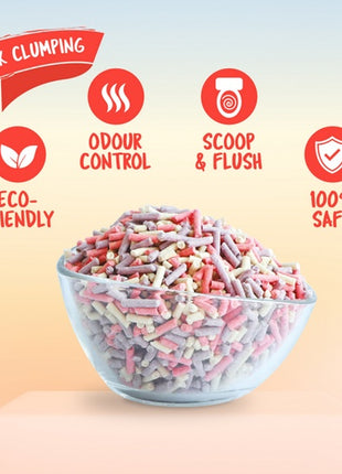 Kit Cat Żwirek ECO SoyaClump Confetti 7L / 2,5kg