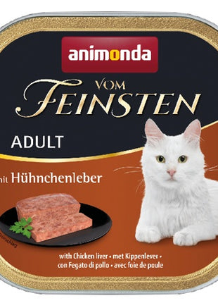 Animonda vom Feinsten Cat Adult z Wątróbką Kurczaka tacka 100g