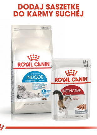 Royal Canin Indoor Apetite Control karma sucha dla kotów dorosłych, przebywających w domu, domagających się jedzenia 2kg