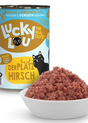 Lucky Lou Lifestage Adult Drób i jeleń puszka 400g