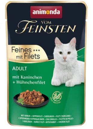 Animonda vom Feinsten Cat Adult Krolik + filet z kurczaka saszetka 85g