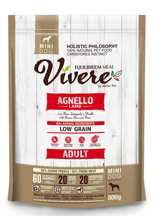 Vivere Dog Mini Adult Lamb 800g