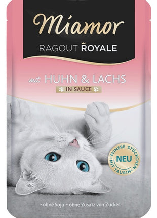 Miamor Ragout Royale z kurczakiem i łososiem w sosie saszetka 100g