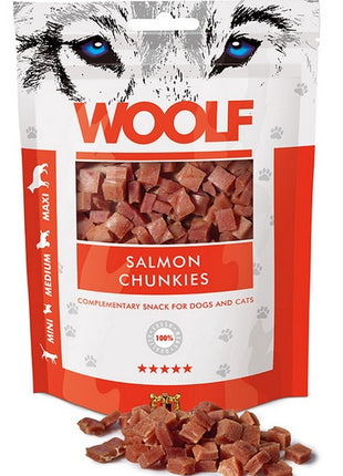 Woolf Soft Salmon Chunkies 100g