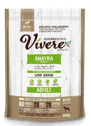 Vivere Dog Mini Adult Duck 800g