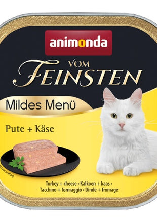 Animonda vom Feinsten Mildes Menu z Indykiem i Serem tacka 100g