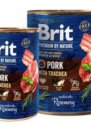 Brit Premium By Nature Pork & Trachea puszka 400g