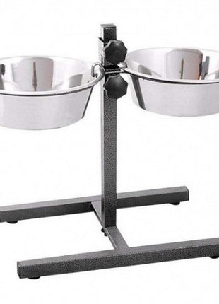 Barry King Stojak regulowany do misek 1,8L metaliczny [18341]