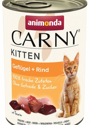 Animonda Carny Kitten Wołowina + Drób puszka 400g