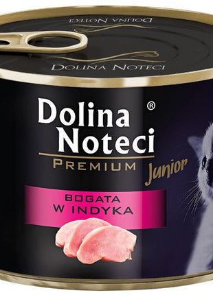 Dolina Noteci Premium Kot Junior Bogata w indyka puszka 185g