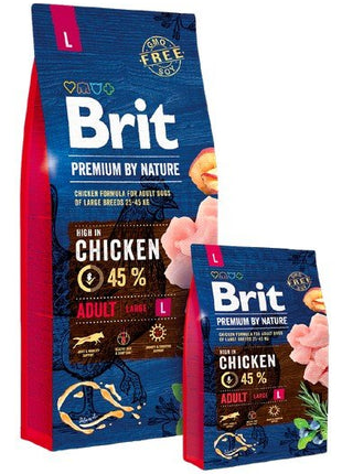 Brit Premium By Nature Adult L Large 15kg