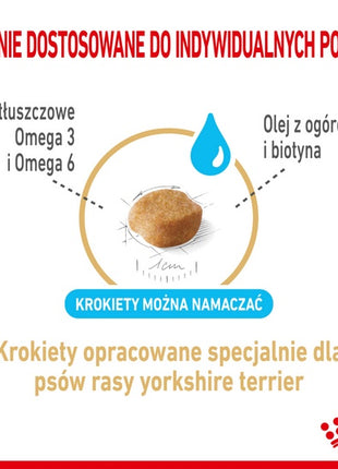 Royal Canin Yorkshire Terrier Adult 8+ karma sucha dla psów starszych rasy yorkshire terrier 3kg