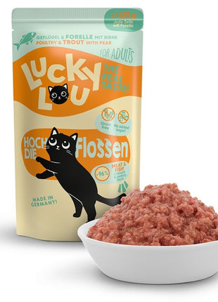 Lucky Lou Lifestage Adult Drób i pstrąg saszetka 125g