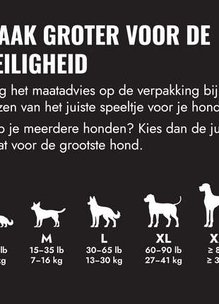 KONG Extreme Size Up For Safety maatgids
