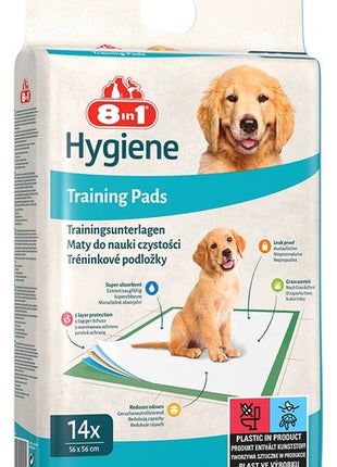 8in1 Mata absorbująca Training Pads 56x56cm - małe opakowanie 14szt