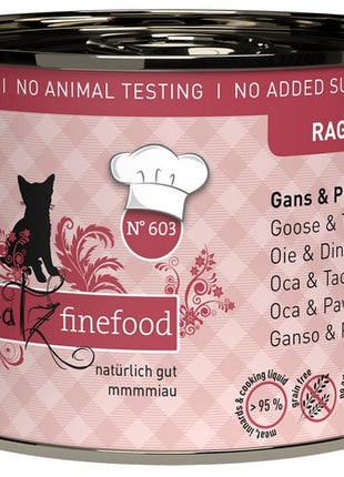 Catz Finefood Ragout N.603 Gęś i Indyk puszka 190g