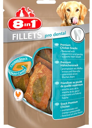 8in1 Fillets Pro Dental - przekąska na świeży oddech 80g
