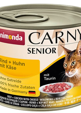 Animonda Carny Senior Wołowina, Kurczak + Ser puszka 200g