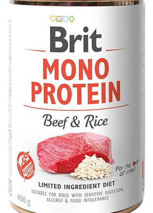 Brit Mono Protein Beef & Rice puszka 400g