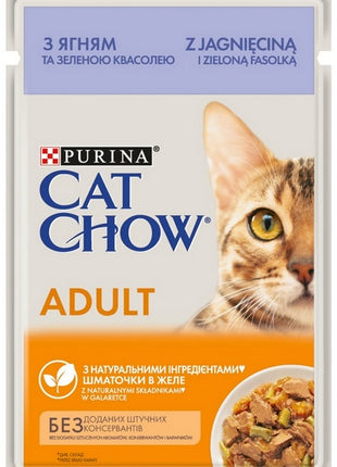 Purina Cat Chow Jagnięcina i zielona fasolka saszetka 85g
