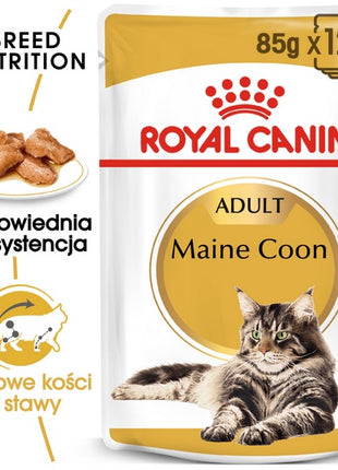 Royal Canin Maine Coon karma mokra w sosie dla kotów dorosłych rasy maine coon saszetka 85g