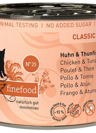Catz Finefood Classic N.25 Kurczak i Tuńczyk puszka 200g